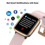 Fitness Tracker Watch with Heart Rate Monitor, Activity Tracker with Pedometer, Sleep Monitor, Calories & Step Counter, 5ATM Waterproof Smart Watch for Women Men Health Fitness Watch for Sports