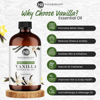 NaturoBliss Vanilla Essential Oil (4oz) Premium Quality