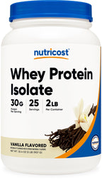 Nutricost Whey Protein Isolate (Vanilla) 1LB