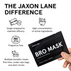 JAXON LANE BRO MASK Under Eye Patches for Men with Hydrogel (2 x 6 pairs) - Anti-Aging Korean Eye Masks for Dark Circles and Puffiness- Puffy Under Eye Treatment - Perfect Skin Care for Men