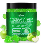 Asumtal Creatine Monohydrate Gummies Complex 8500 MG for Men & Women, Creatine Monohydrate Supplement for Muscle Growth, Strength & Energy Support, Pre Workout Gummies 120 Count Green Apple Flavor