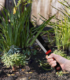 WICING Machete, 15 Inch Gardening Machete for Outdoor and Yard Work, 3Cr13 Stainless Steel and Non-Slip Handle with Nylon Sheath