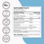 Supersmart - Natural Anti Prolactin Supplement - with p5p Vitamin B6, Mucuna Pruriens, Maca Root, Ashwagandha | Gluten Free - 120 Vegetarian Capsules