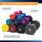 Marcy Neoprene Dumbbell, Single Piece, 2-lb, Azure