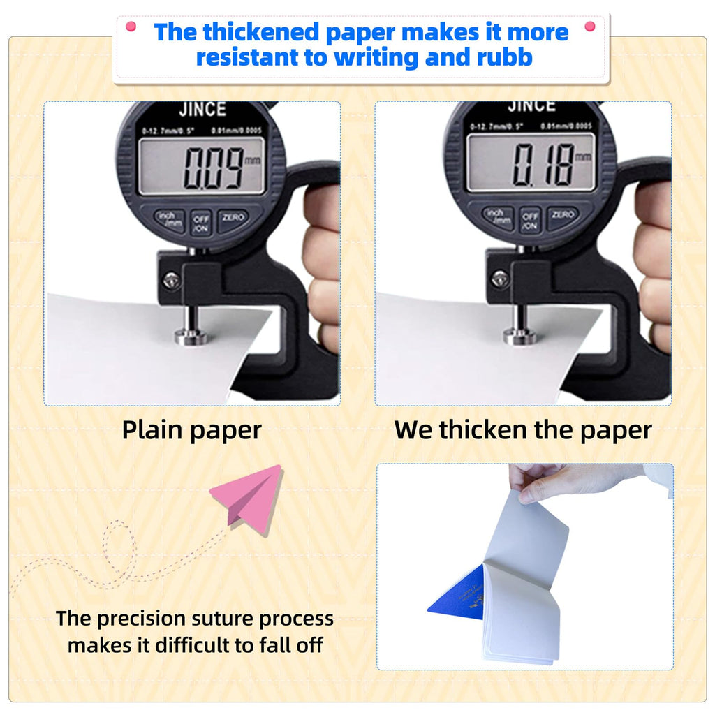 XIISVINT 30 Pcs Blank Passport Notebook Blue Passport Book Fake Passport Travel Journal Sticker Collection Book for Kids School Projects World Travel Pretend Activity Party Favors, 5.51x3.9 Inch