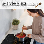 Hefild Wooden Spoons for Cooking, 10-Piece Acacia Wood Cooking Utensil Set