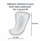 Amazon Basics Men's Incontinence Guards, Maximum Absorbency, 416 Count, (8 Packs of 52)