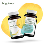 Brightcore Nutrition Sweet Wheat, Ready-to-Drink Athletic Greens, Super Greens with Digestive Enzymes for Digestive Health and Immune Boost, 180 Wheatgrass Juice Powder Capsules