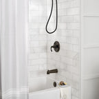 Moen Engage Magnetix Mediterranean Bronze 3.5-Inch Six-Function Detachable Handheld Showerhead with Magnetic Docking System, 26100BRB