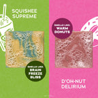 Dr. Squatch Natural Men's Bar Soap – Limited Edition Simpsons Gifts for Men – Natural Cold Process Soap Bar – D’oh-Nut Delirium + Squishee Supreme (5 oz, 4-Pack)