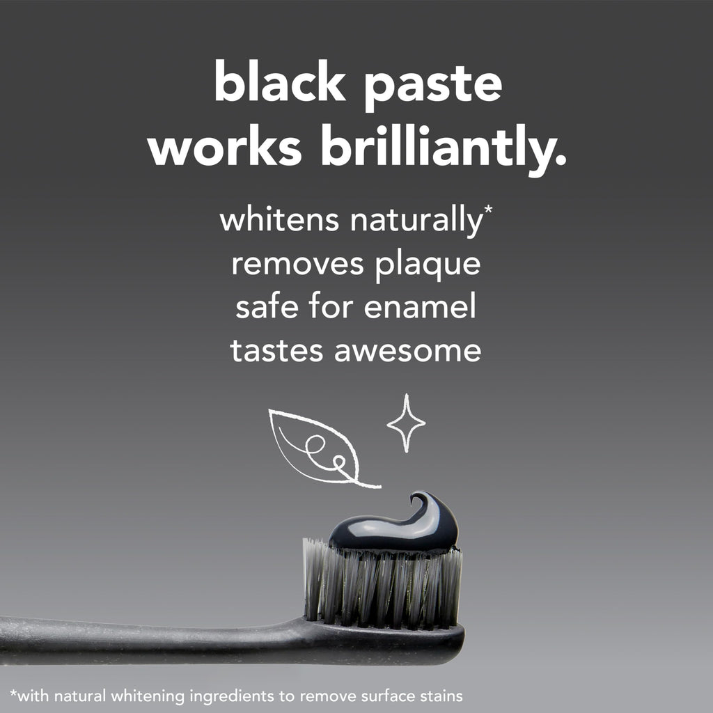 hello Epic Whitening Charcoal Fluoride Free Toothpaste, Activated Charcoal Toothpaste with Coconut Oil, Whitens Teeth Naturally, SLS Free, Fresh Mint, 4.0 Oz Tube