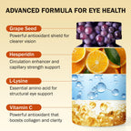 Besgiful Eye Supplement for Vitreous Health, Promotes Clear Vision, Improves Eye Strain & Dryness, Reduces Squiggly Lines, Eye Degeneration, Clear Eye Support, 90 Vegan Capsules