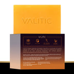 VALITIC Kojic Acid Soap for Hyperpigmentation - with Glutathione, Collagen & Vitamin C - Advanced Soap Bars with Turmeric - Original Japanese Complex for Dark Spot Correction - 3 Pack