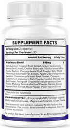 (2 Pack) Marobrain Capsules - Official Marobrain Supplement Pills Daily Support Brain & Mermory Focus, All Natural Advanced Premium Formula for Overall Health & Wellness, 120 Capsules for 2 Months