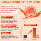 BSSTABBON 50+ Women’s Calcium Citrate Gummies: 1200mg Chewable Calcium Gummy Supplements Plus Magnesium Zinc Vitamin D3 K2 B12 B6 - Energy Immune Overall Health Support Vegan Sugar Free(120Count)