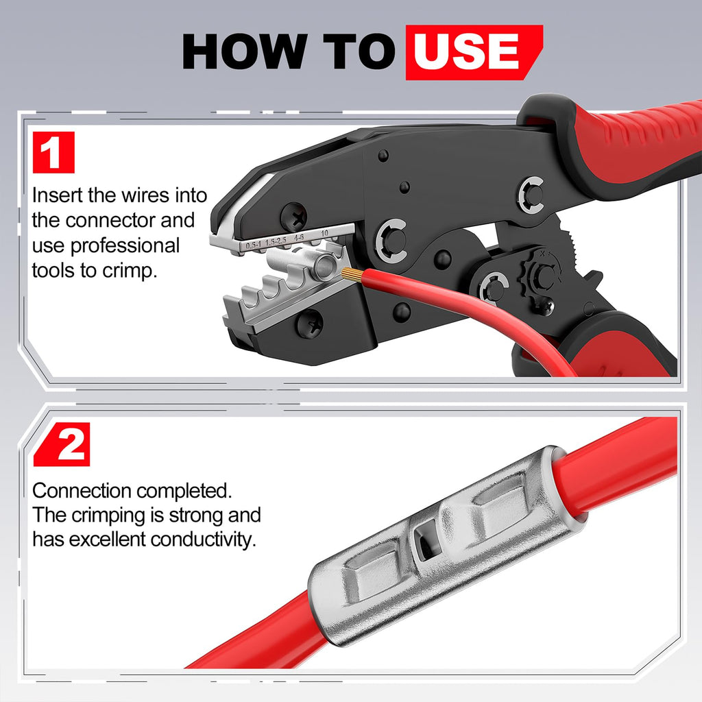 4 AWG/Gauge Non/Un Insulated Butt Connector Bare Crimp Splice