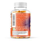 Omega 3 Fish Oil Gummies - Triple Strength Omega3 Gummy - DHA & EPA Fatty Acids for Heart Health, Joint & Brain Support, Nature's High Absorption Omega Fish Oil Supplement, Orange Flavor- 120 Gummies