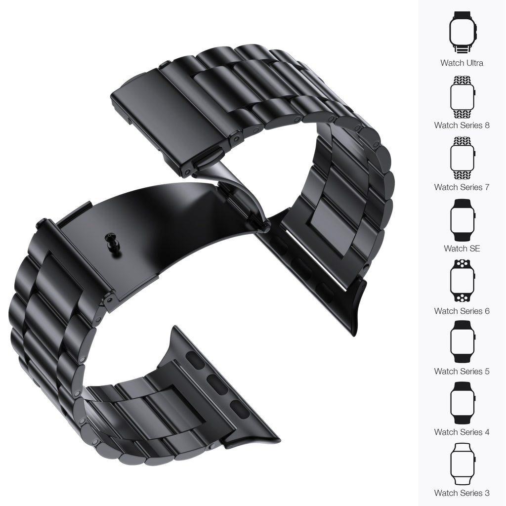 EPULY Metal Band Compatible with Apple Watch Bands for Men 42/44/45/46/49mm