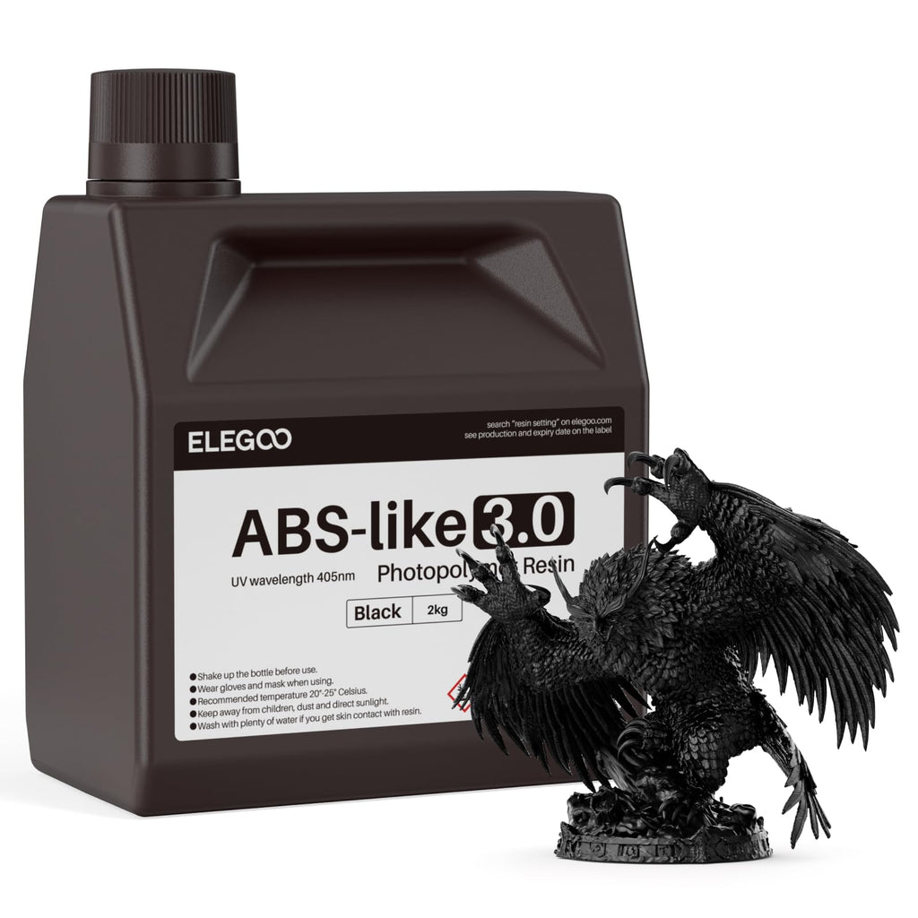 ELEGOO ABS-Like 3.0 3D Printer Resin Black 2000g
