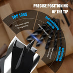 WOBLLMX 9/16'' x 9'' Auger Drill Bit for Wood, Hex Shank Tri Flute Ship Auger Long Drill Bit for Soft and Hard Wood,Tree Stump,Plastic,Drywall and Composite Materials