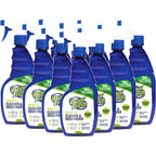 Vapor Fresh Sports Cleaner and Deodorizer - For Boxing Gloves, Sports Pads, Helmets, Gym Bags, Gym Equipment and More - Naturally Powered By Plants, 16 Fl Oz (12-Pack)