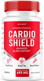 Cardio Shield Capsules - Official Cardio Shield Supplement Support Vitamin Pills, All Natural Cardio Shield Advanced Premium Formula Wellness & Overal Health Review, 60 Capsules for 1 Month