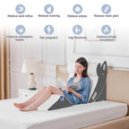 Yojoker 4PCS Orthopedic Bed Wedge Pillow Set for Sleeping, Post Surgery Foam Pillow for Body, Back and Leg Pain Relief, Triangle Adjustable Support Pillow - Acid Reflux Sleeping Pillows