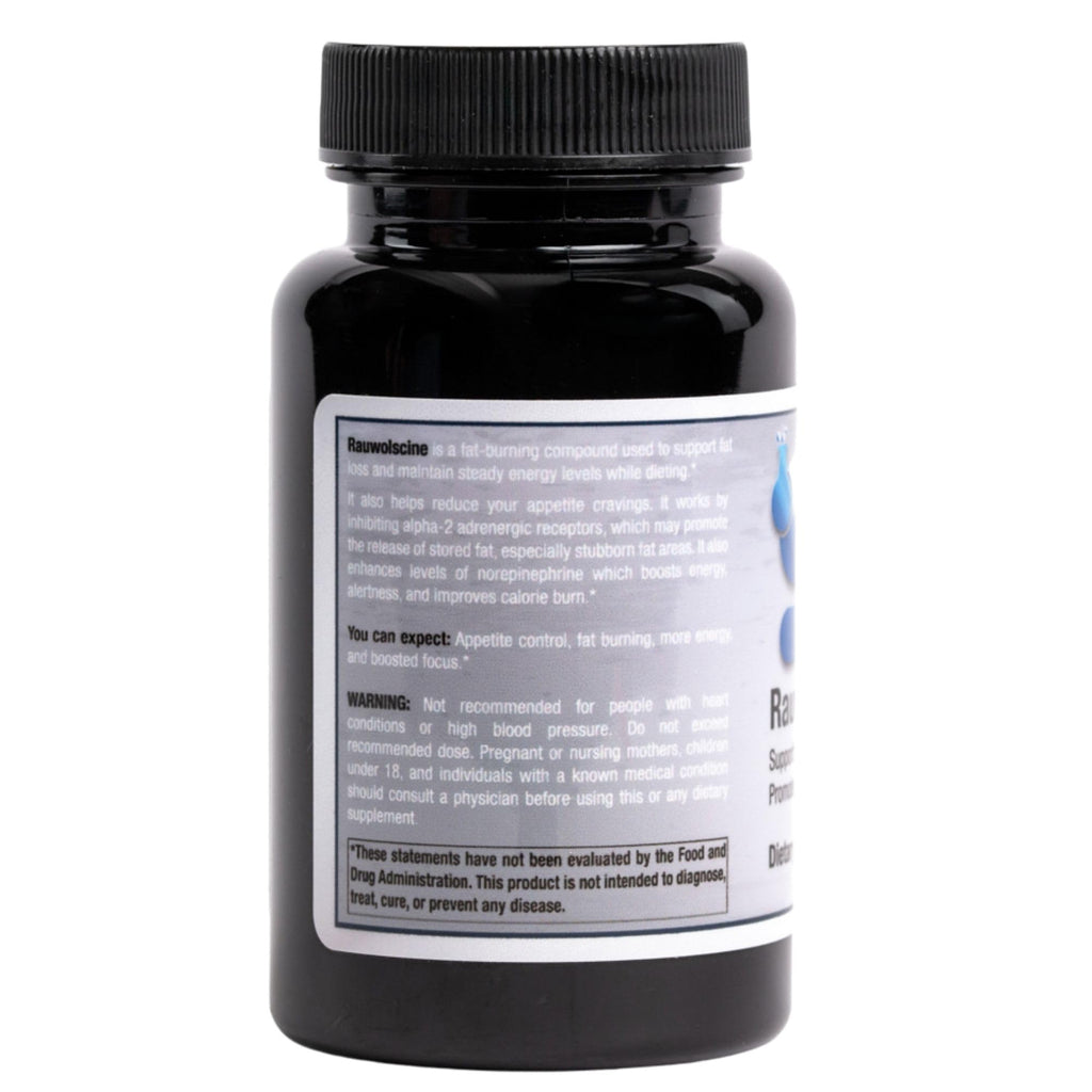 Slim Science Rauwolscine Yohimbine HCL Dietary Supplement - 3mg Per Capsule, 90 Capsules Once a Day | Supports Energy, Focus, Performance and Healthy Metabolism