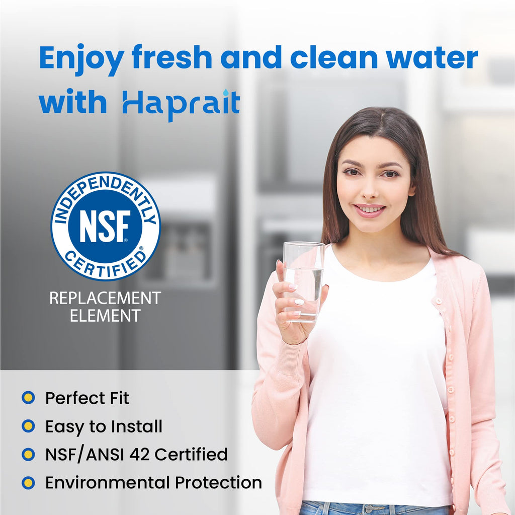 WF3CB Water Filter Replacement, HP006 Compatible with Frigidaire WF3CB, Pure Source 3, WF425, 706465, 242069601, 242086201, 242017800, Height 9 inches, 1 Count