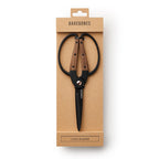 Barebones Garden Scissors - Walnut Scissors - Garden Supplies and Indoor Plant Accessories - Plant Shears with Wide Handles - Comfortable Fit Hand Pruners (Large)