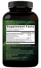 NatureBell Berberine with Ceylon Cinnamon Complex 4,800 mg** Per Serving, 240 Vegetarian Capsules | 5-in-1 Berberine HCl Supplement with Turmeric, Bitter Melon & Black Pepper Extract | Non-GMO