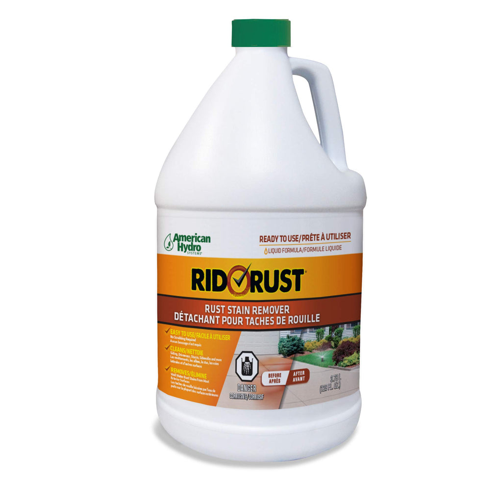 American Hydro Systems 2662 Rid O' Rust Liquid Rust Stain Remover, 1 Gallon