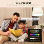 THIRDREALITY Zigbee Smart Color Bulb ZL1 4Pack,Compatible with Home Assistant(ZHA&Z2M), SmartThings,Aeotec,Homey,Hubitat or Echo Devices With Built-in Hub,A19 RGBCW Bulb,2700K-6500K Tunable,800 Lumens