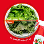 Dr. Robaina Fruit & Veggie Wash – Produce Cleaner Spray 32 fl oz | Removes Waxes & Harmful Residue | No Aftertaste | Baby-Safe Plant-Based Formula | Made in USA