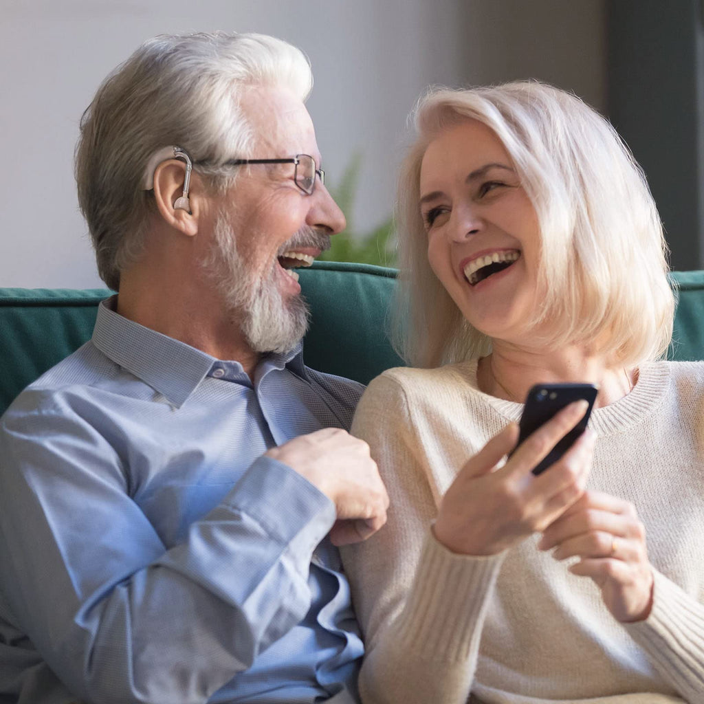 LapEasy Hearing Aids for Seniors Rechargeable with Noise Canceling, Hearing Amplifier for Adults, Sound Amplifier for Hearing Loss - in Ear - with Volume Control