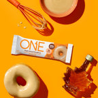 ONE Protein Bars, Maple Glazed Doughnut, Gluten Free with 20g Protein and 1g Sugar, Pantry Staples, 2.12 oz (12 Count) (Pack of 6)