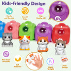 Learning Toys for Toddlers 1 2 3 Year Old Toddlers, 20Pcs Kitten Finger Puppets for Kids, Montessori Counting, Matching & Sorting Toy, Christmas Birthday Gifts for Baby Boys Girls Age 12-18 Months