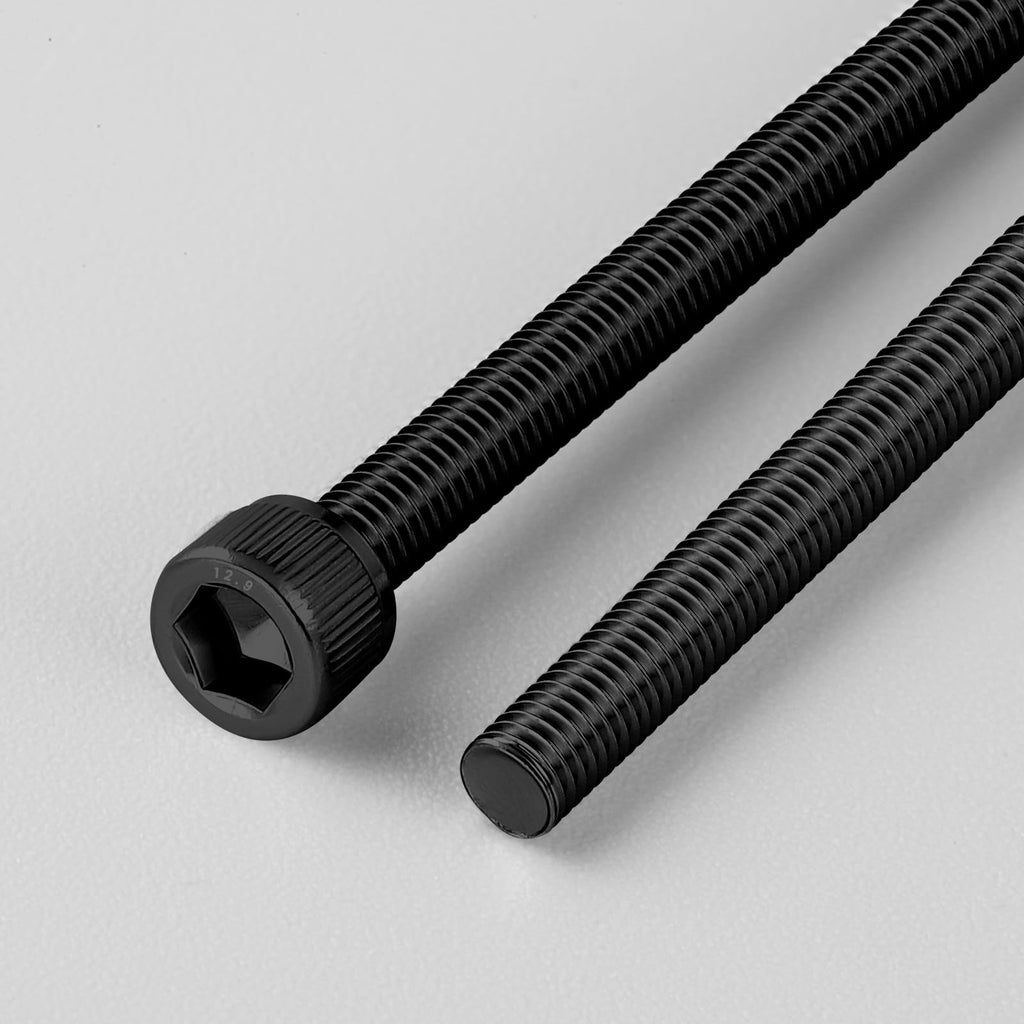 BNUOK 120pcs M4 x 16mm Hex Socket Head Cap Screws Bolts, 12.9 Grade Alloy Steel, Black Oxide Finish, Allen Socket Drive, Full Threads,with Hex Spanner