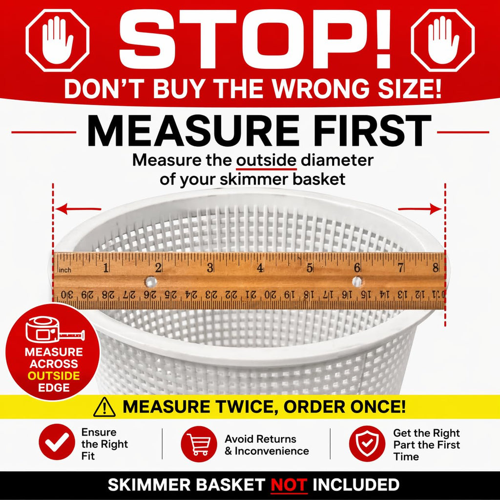 The Skimmie Cyclone 6" (Skimmer Basket NOT Included) - ONLY for Above Ground Pools - Turbocharges Pool Skimmer Water Flow - Improves Pool Surface Cleaning - Essential Pool Accessories