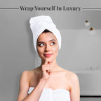 Tens Towels 4 Piece Extra Large Bath Towels 30 x 60 Inches, White
