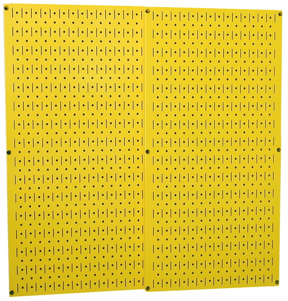 Yellow Metal Pegboard by Wall Control - 2 Pack