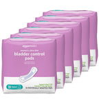 Amazon Basics Women's Incontinence Pads, Bladder Control & Postpartum, Light Absorbency, Unscented, 180 Count , (6 Packs of 30)
