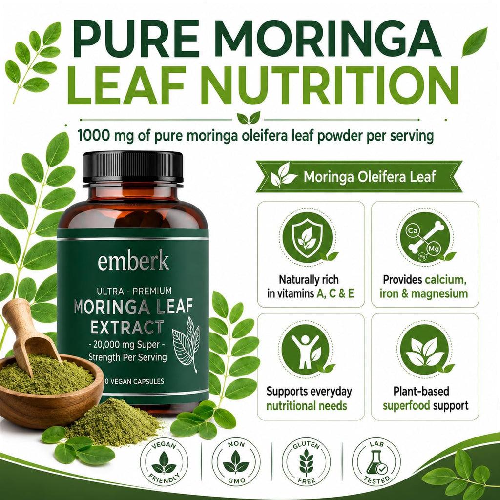 Moringa Capsules -20,000 mg Strength,
