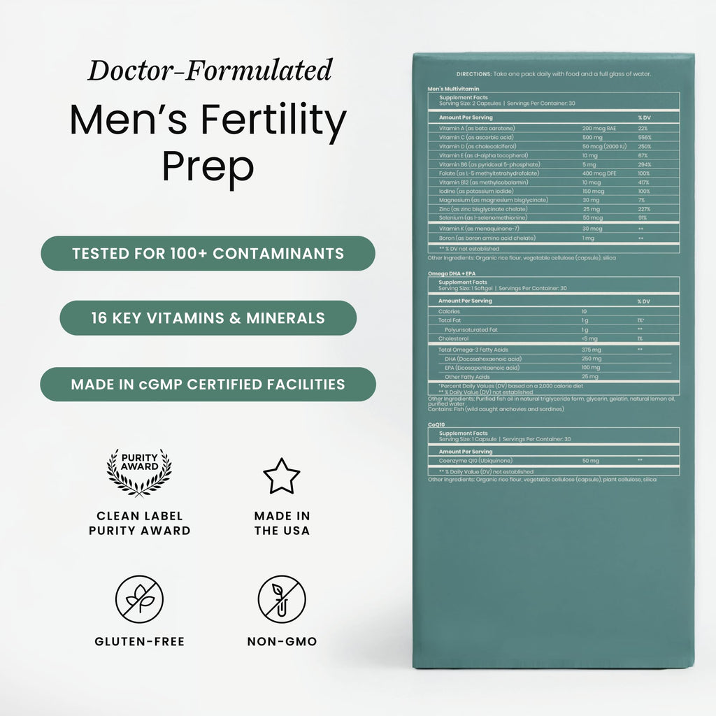 Perelel Men’s Multi Support Pack, Daily Multivitamin with Magnesium, Omega 3, CoQ10 & Folate, Nutritional Support for Men’s Wellness, Soy & Gluten Free, Non GMO, 30 Daily Pill Packs