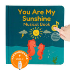 Cali's Books You are My Sunshine Music Book for Toddlers 1-3 Years Old - Nursery Rhymes Musical Books, Interactive Baby Sound Book, Singing Toy for Children Girls, Learning Song Toys for Toddler Boys