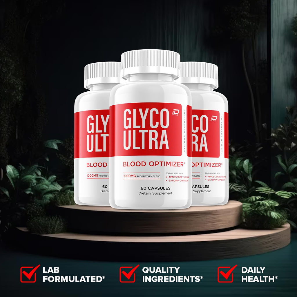 Glyco Ultra Capsules – GlycoUltra Advanced Formula, Natural Ingredients, Extra Strength for Health Support - 60 Count