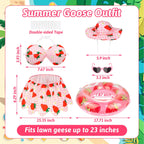Hawaiian Porch Goose Outfits Summer Bikini Goose Outfit Fits 17 23 Inch