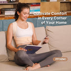 Fit Geno Posture Corrector for Women: Adjustable Lightweight Upper Back Brace for Neck Shoulder & Upper Back Pain Relief - Improve Posture Correct Hunchback Slouching Kyphosis Invisible Under Clothes (M/L Under Bust 32"-45")