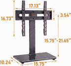 Perlegear Universal Swivel TV Stand Base for 32–70 inch TVs to 99lbs