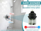RP46463 Cartridge Compatible with Delta Monitor 17 Series (2006-Present) Dual Function Bath Tub and Shower Faucet Plumbing Parts Shower Faucet Cartridge with Seat and Spring Adapter,RP22734 Bonnet Nut
